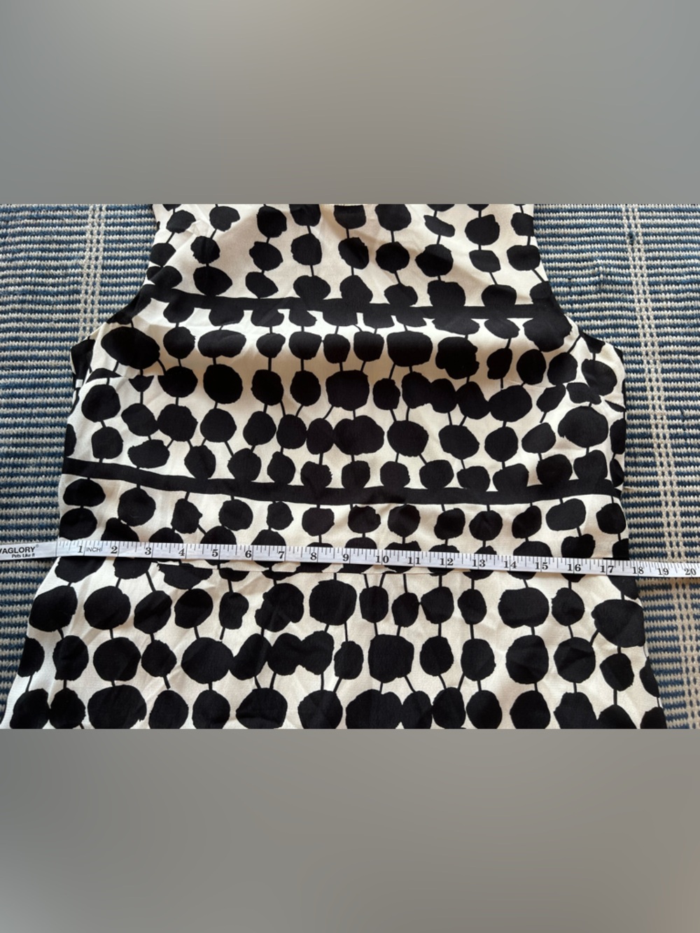 Marimekko Onanda Tikat black white dot shift dress size 40 or approx Large - Picture 5 of 8
